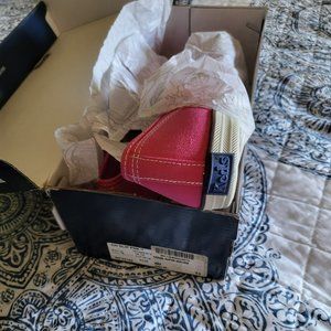 Vintage IN THE ORIGINAL BOX Blue Label Keds Pink Slides